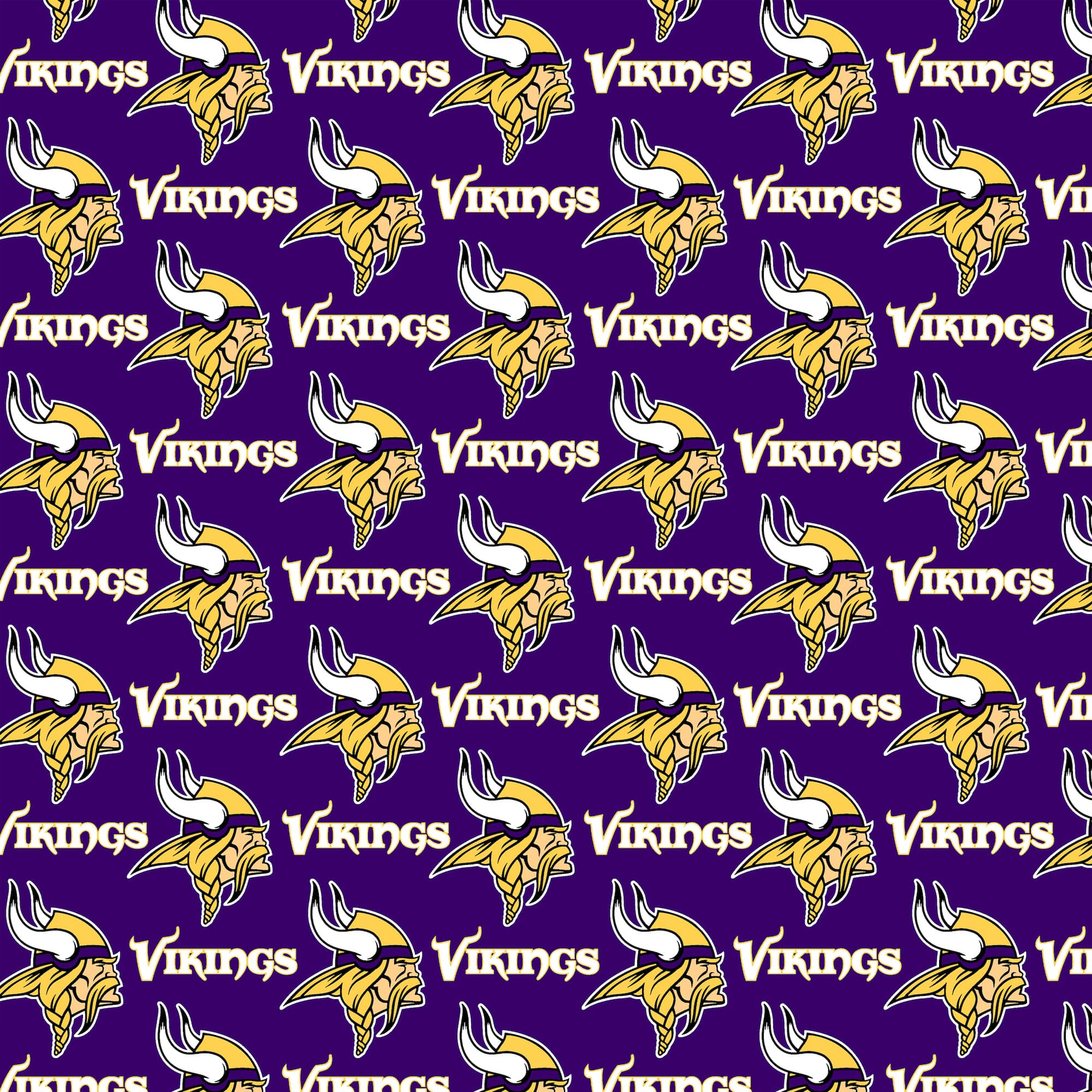 NFL Minnesota Vikings Cotton Fabric